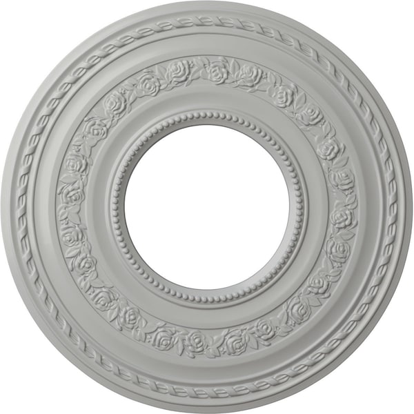 Ekena Millwork Anthony Ceiling Medallion (Fits Canopies up to 11 5/8"), 29 3/8"OD x 11 5/8"ID x 1 1/8"P, Frost CM29ATFRF - main